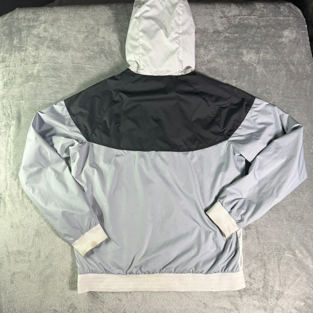 Nike Windrunner Jacket Colorblock Hooded Lightweight Zip Up Mens M (read)